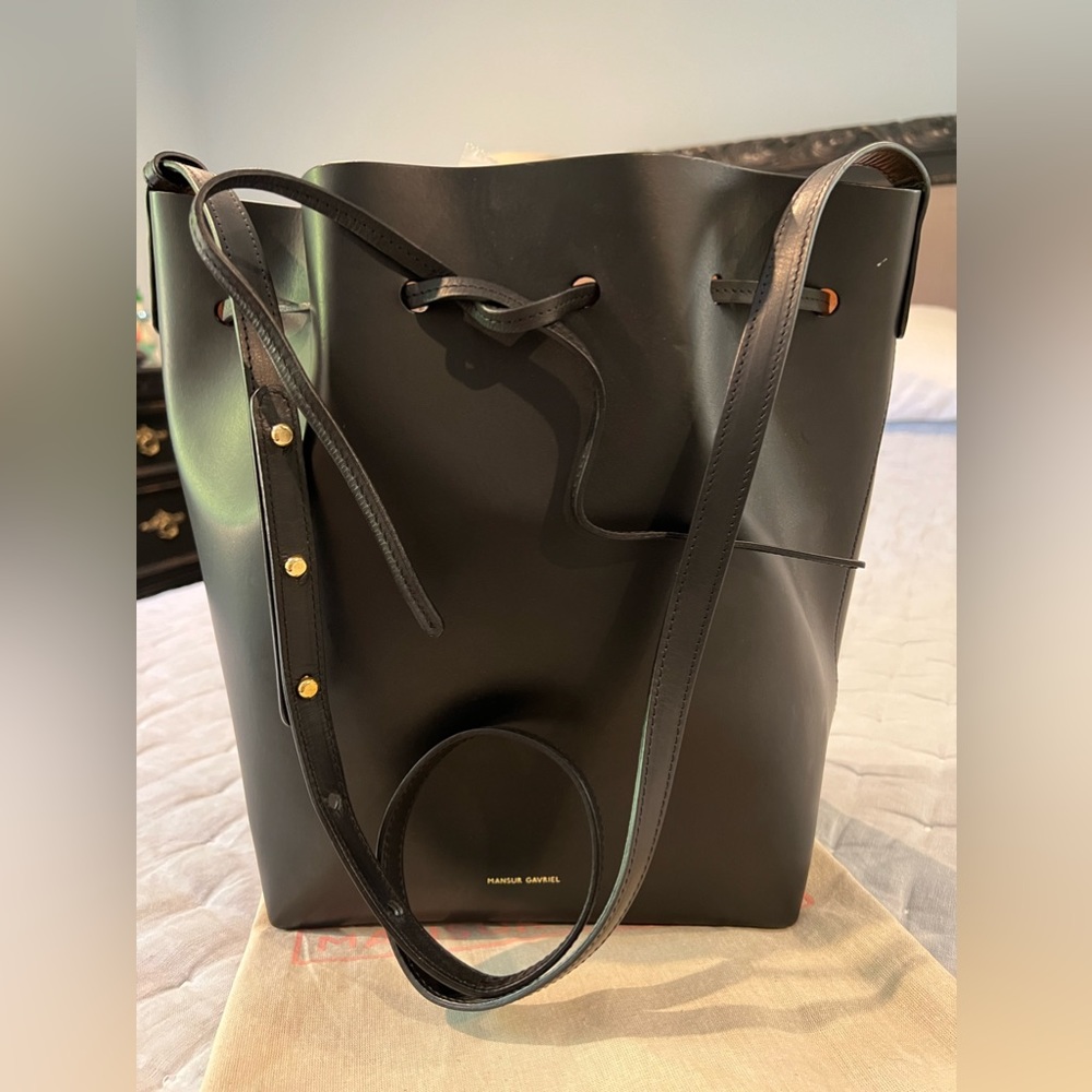 Mansur Gavriel Bucket Black Bag! Brand New!
